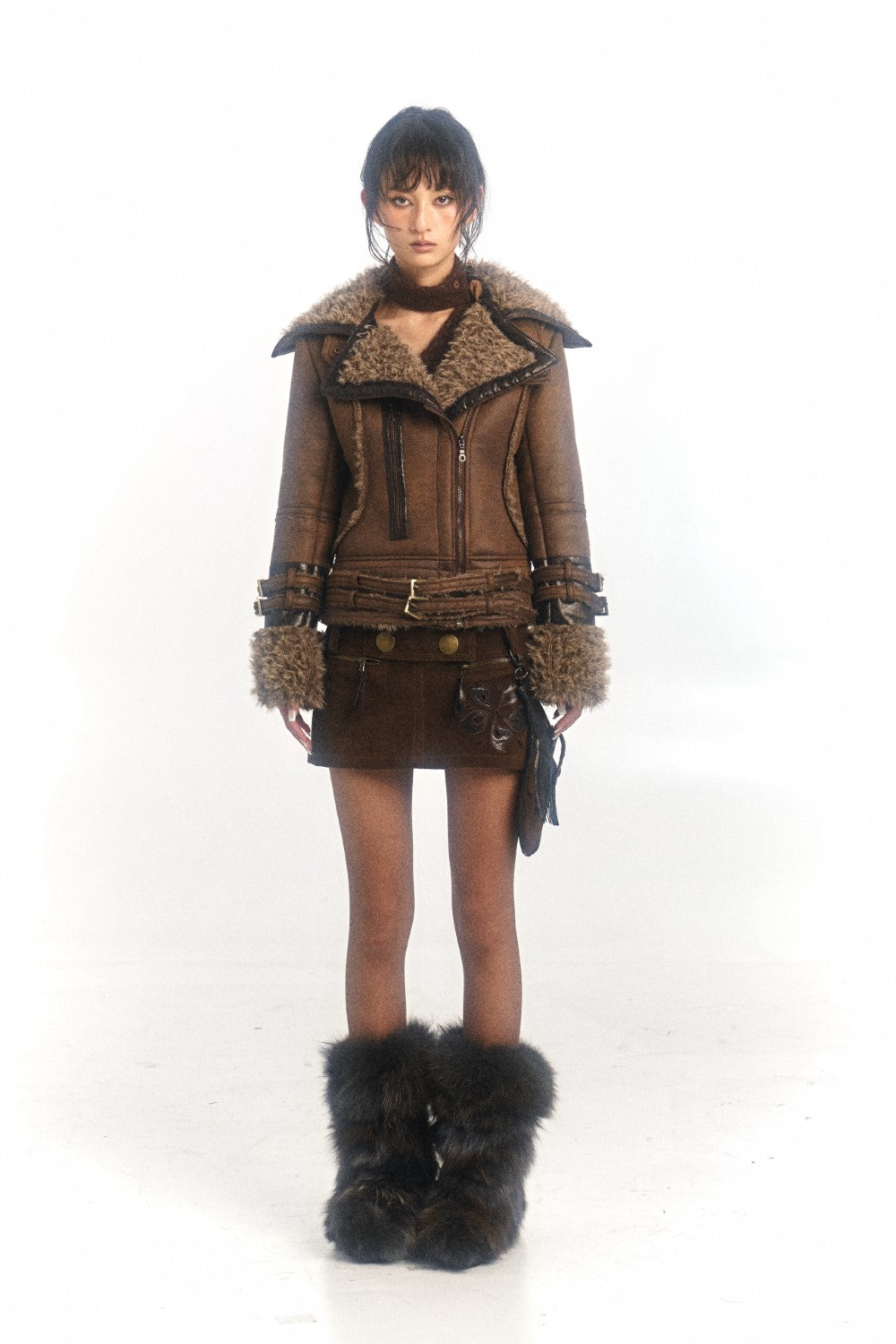 Shearling Leather Coat