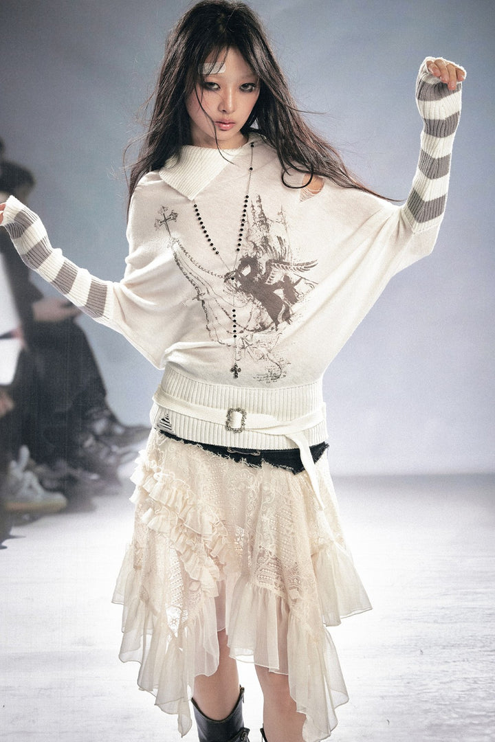 Astra Knight Graphic Sweater