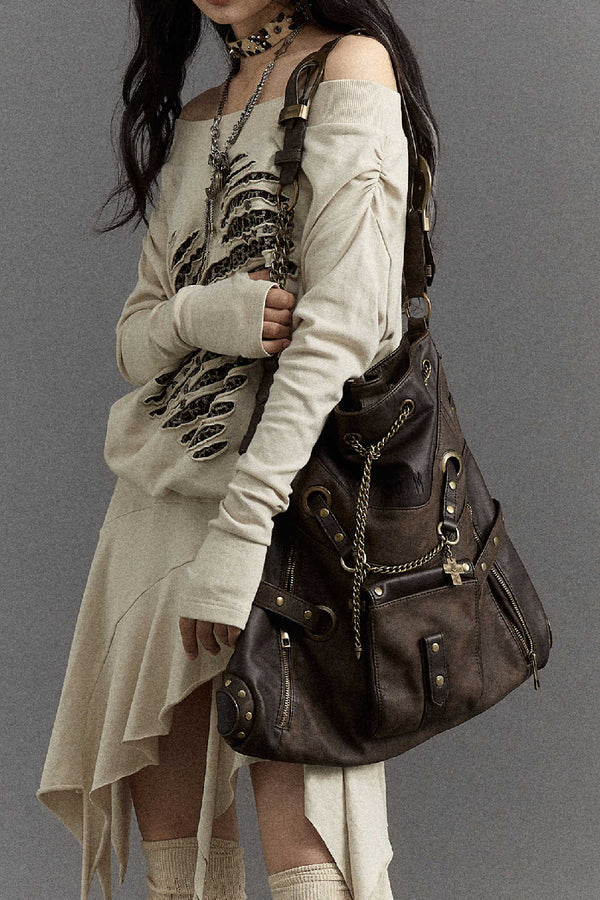 Leather Shoulder Bag