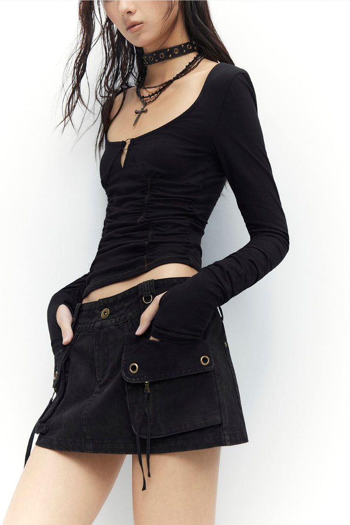 Ghostlace Stitch Detail Top