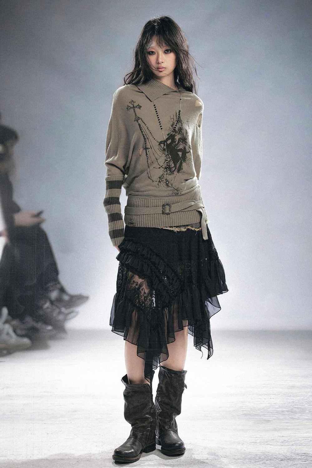 Dark Lace Oath Skirt