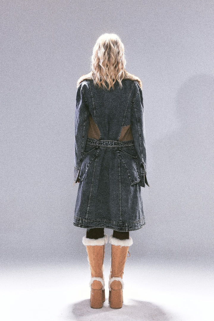 Long Denim Coat