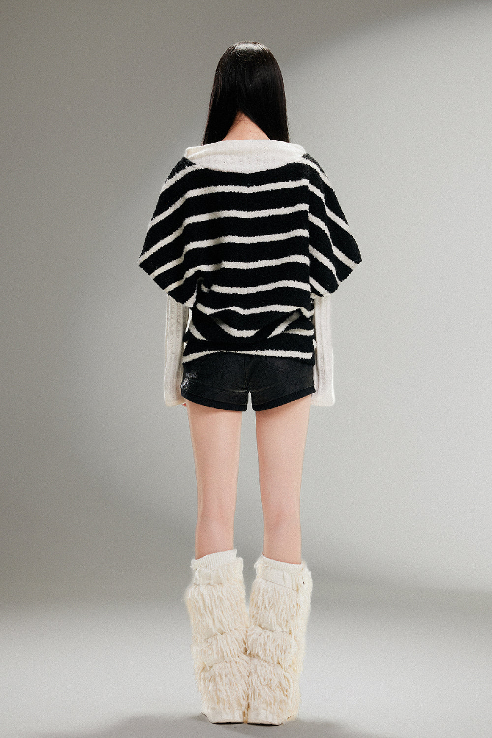 Striped Batwing Sweater