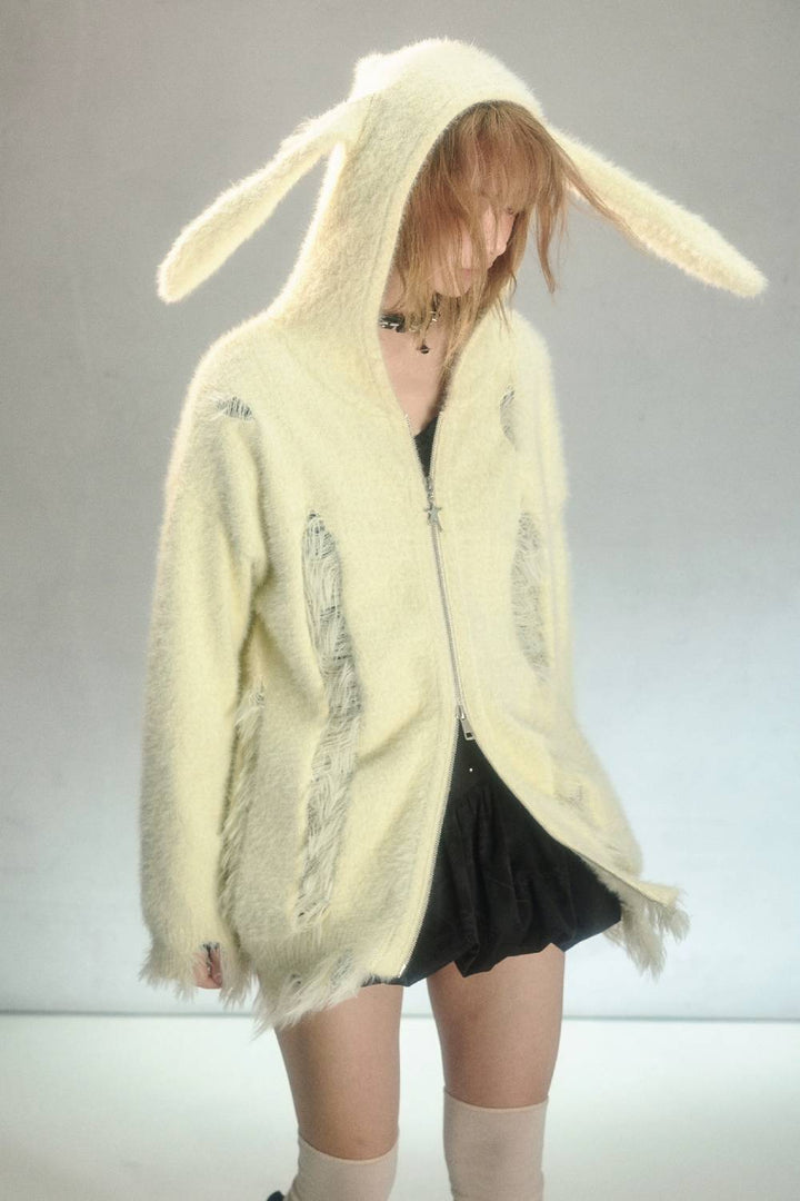 Rabbit-Ear Hooded Jacket