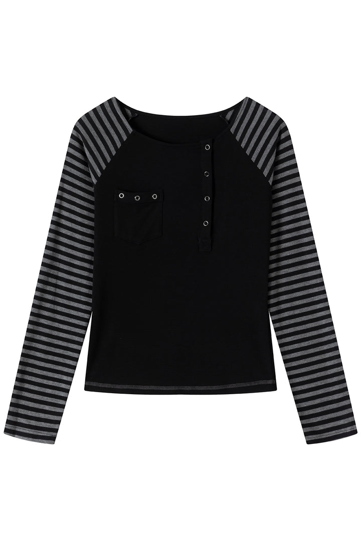 Striped Raglan Shirt