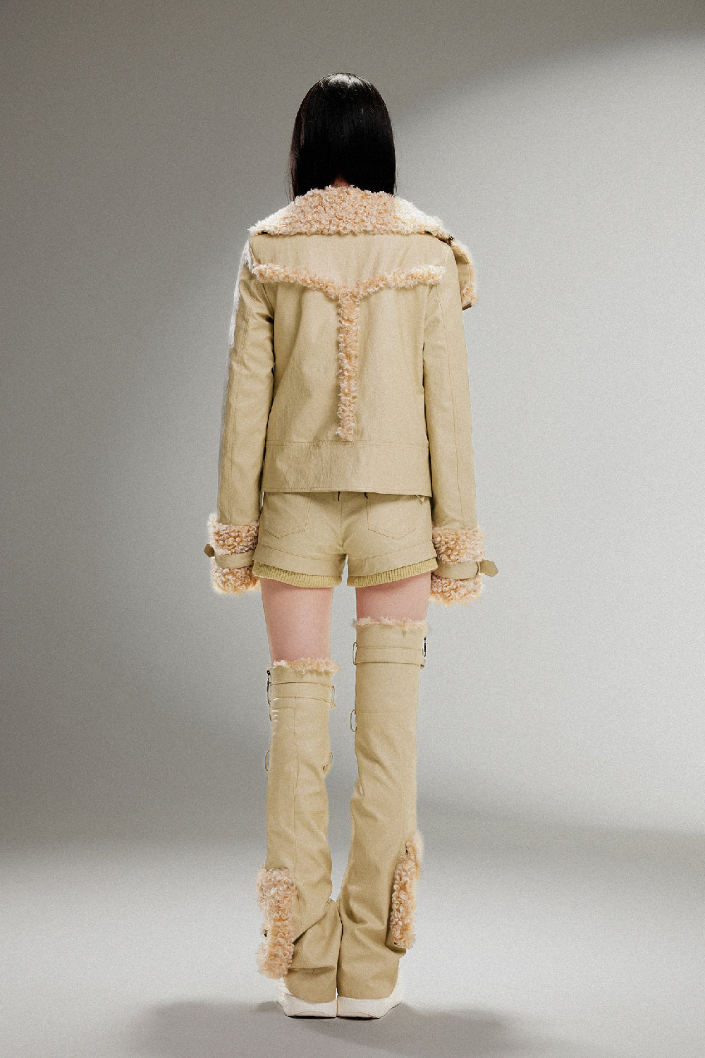 Shearling Leather Coat