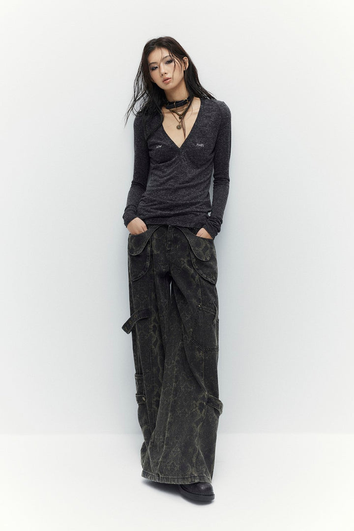 Reptile Stitch Utility Pants