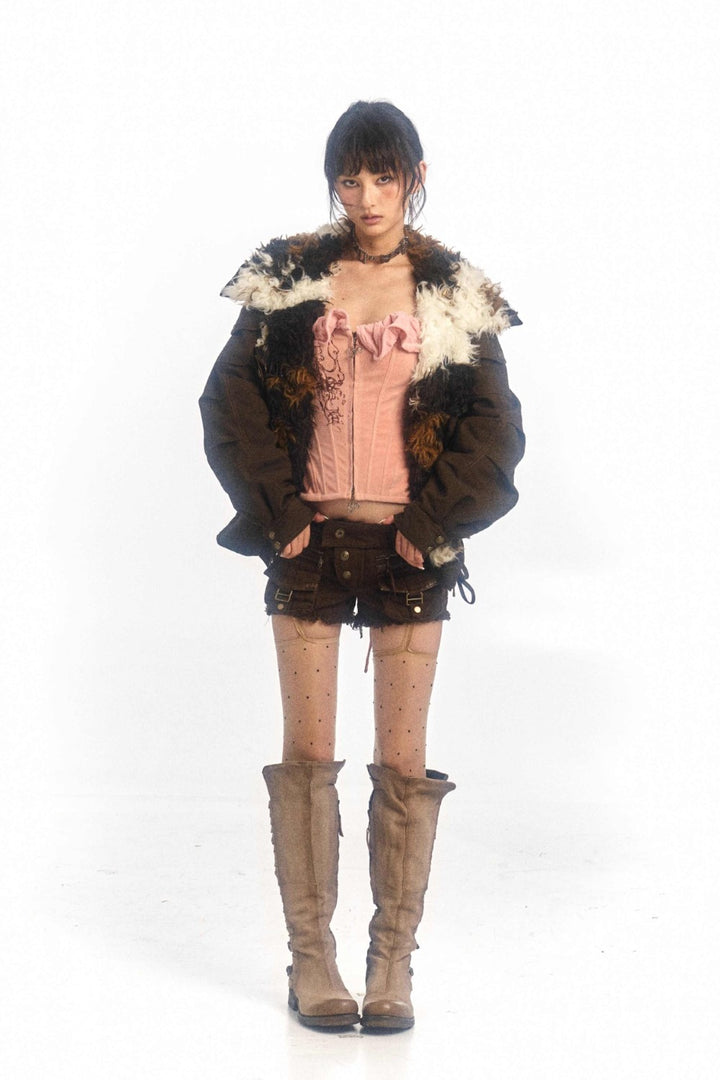 Shearling Parka Coat