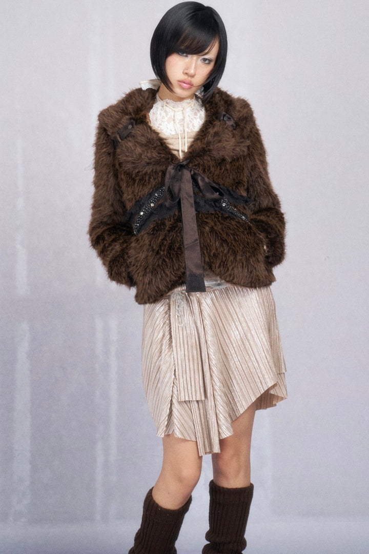 Ivy Shimmer Wrap Skirt