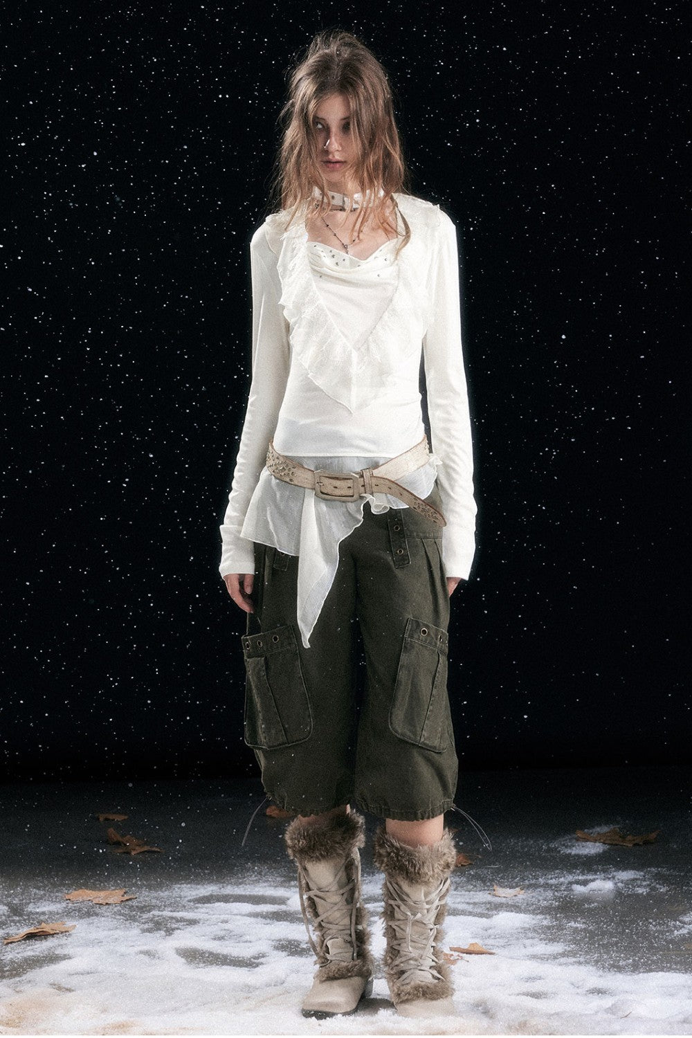 Luna Ruffle Punk Top