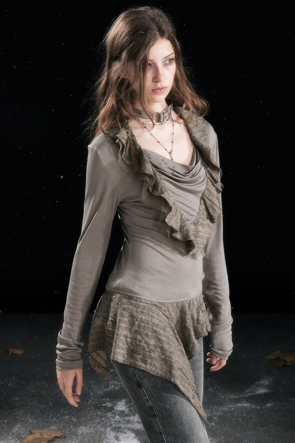 Luna Ruffle Punk Top