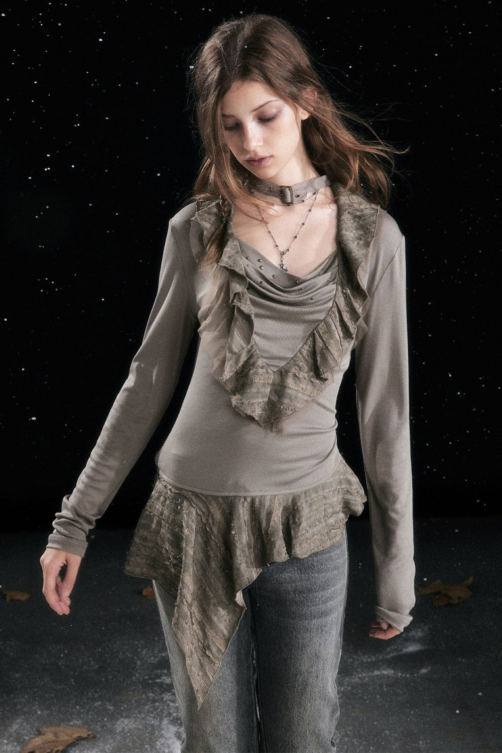 Luna Ruffle Punk Top