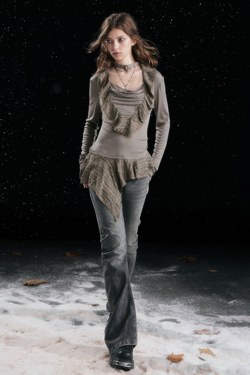 Luna Ruffle Punk Top