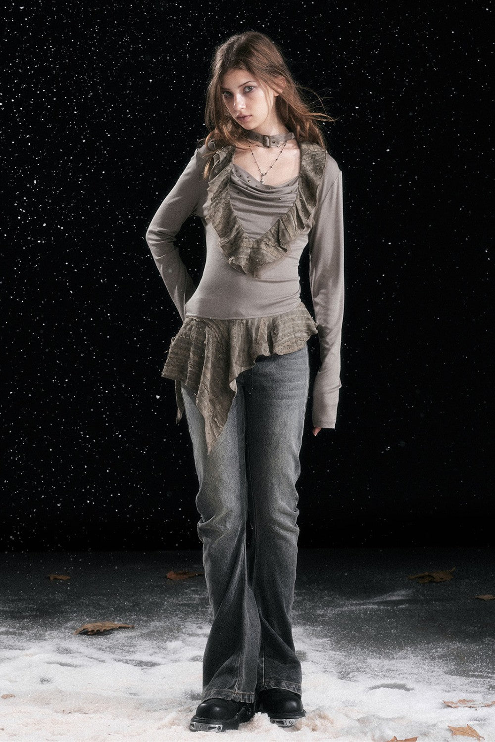 Luna Ruffle Punk Top