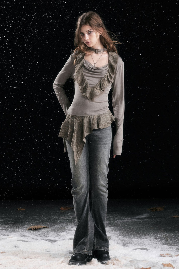 Luna Ruffle Punk Top