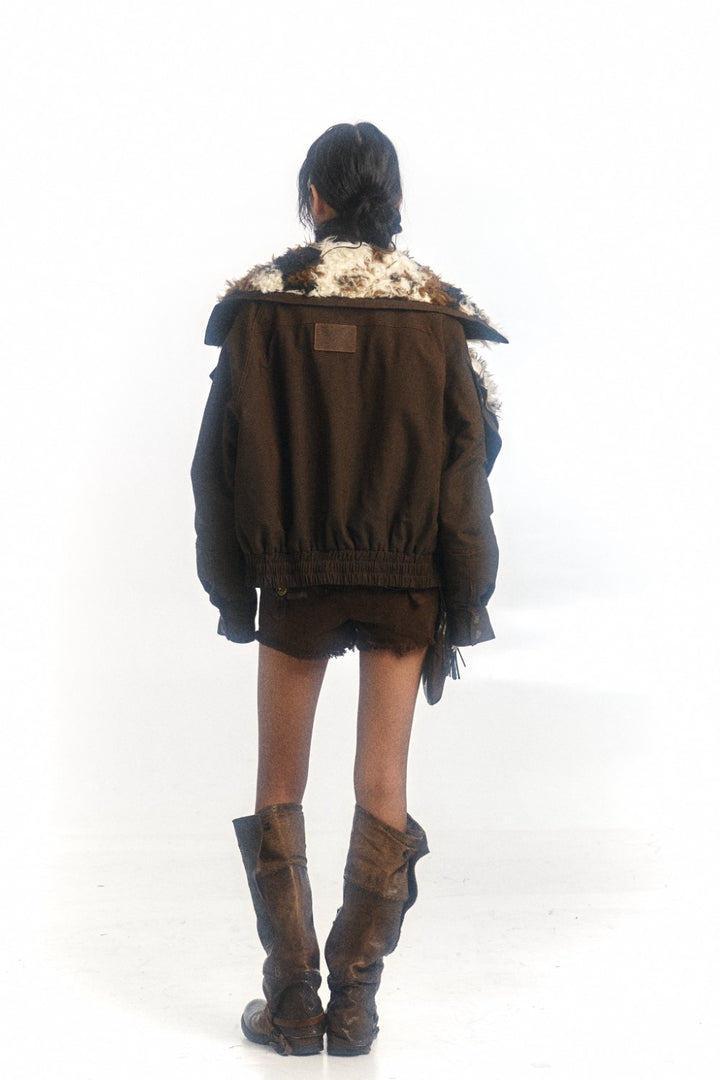 Shearling Parka Coat