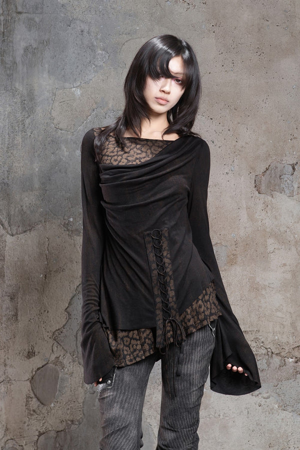 Feral Curve Drape Shirt