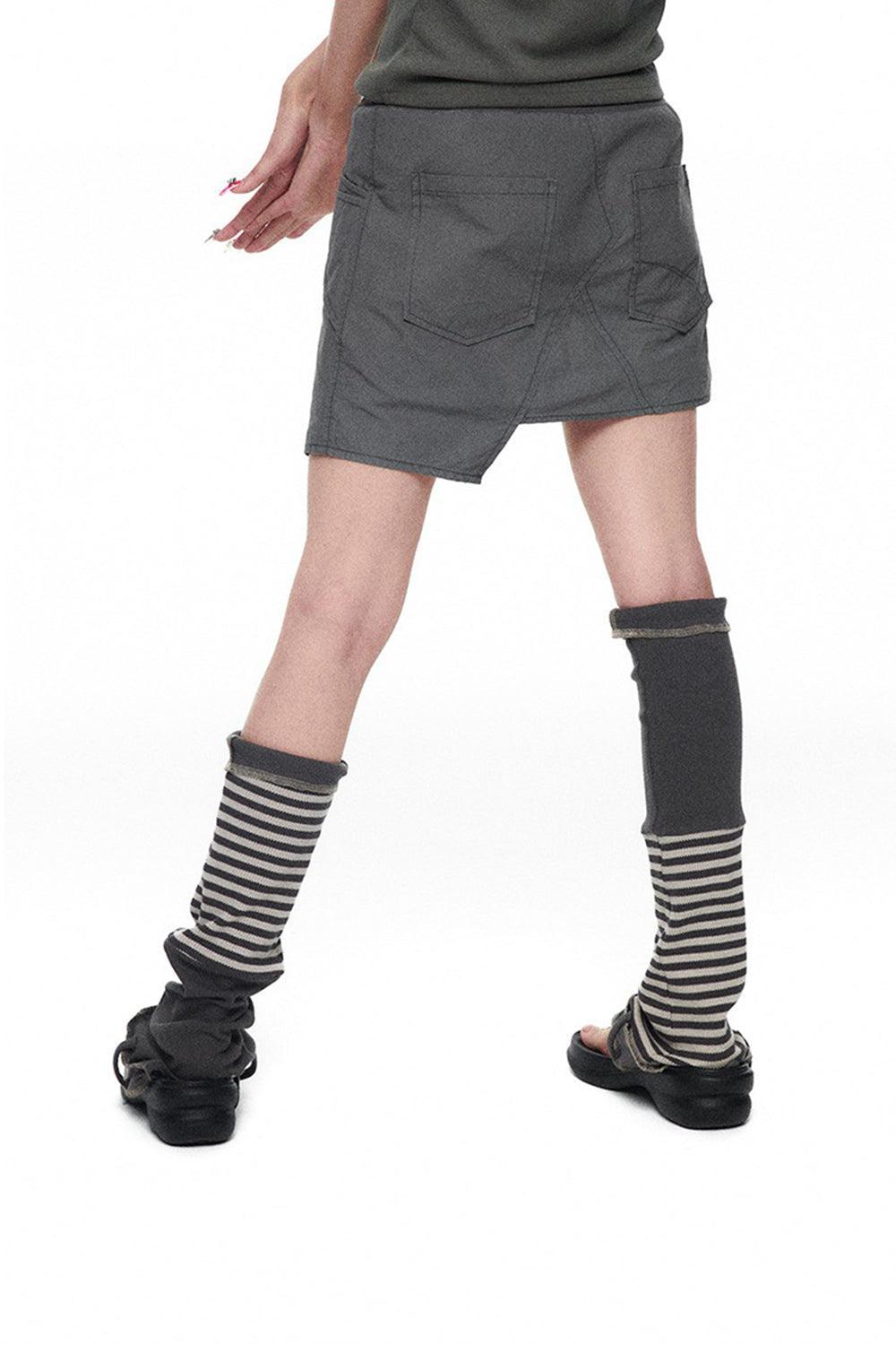 Deconstructed Short Skirt Asymmetric - Pixie Rebels